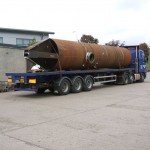 Large Tubular - Crane Pedestal Diesel Tank